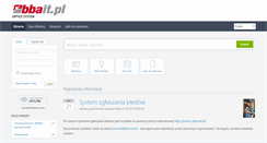 Desktop Screenshot of pomoc.bba.net.pl